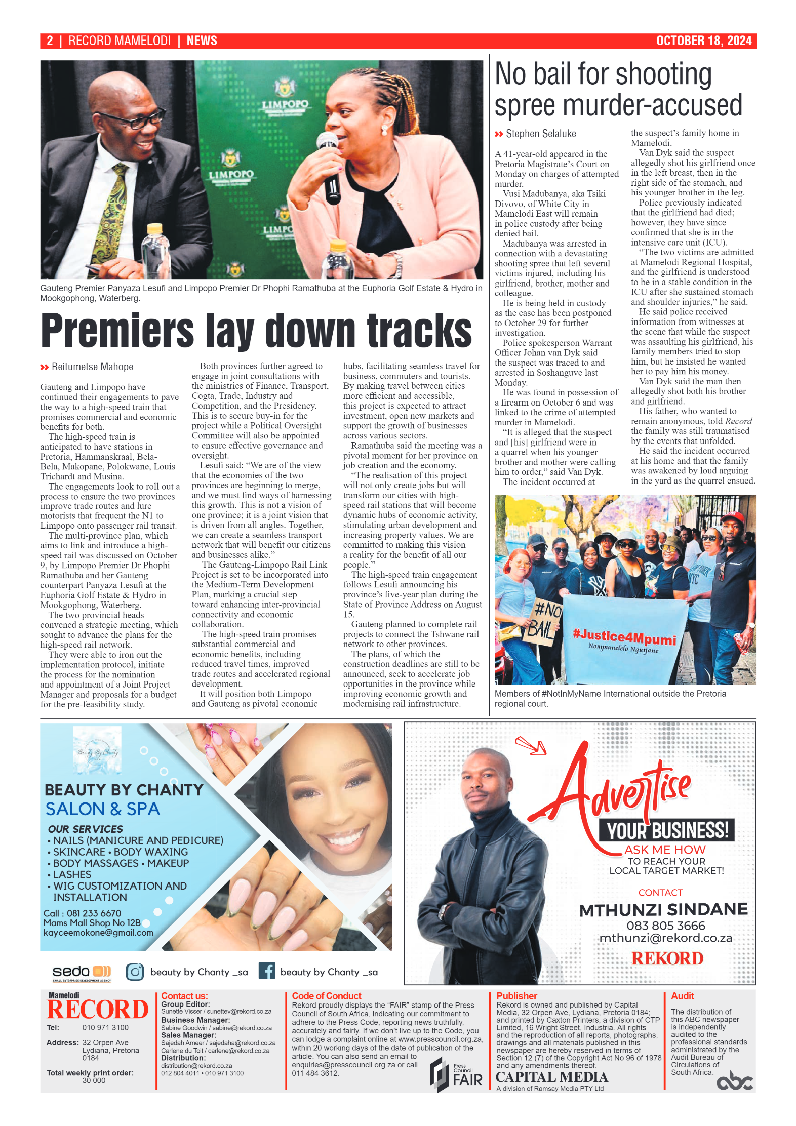 Rekord Mamelodi 18 October 2024 page 2