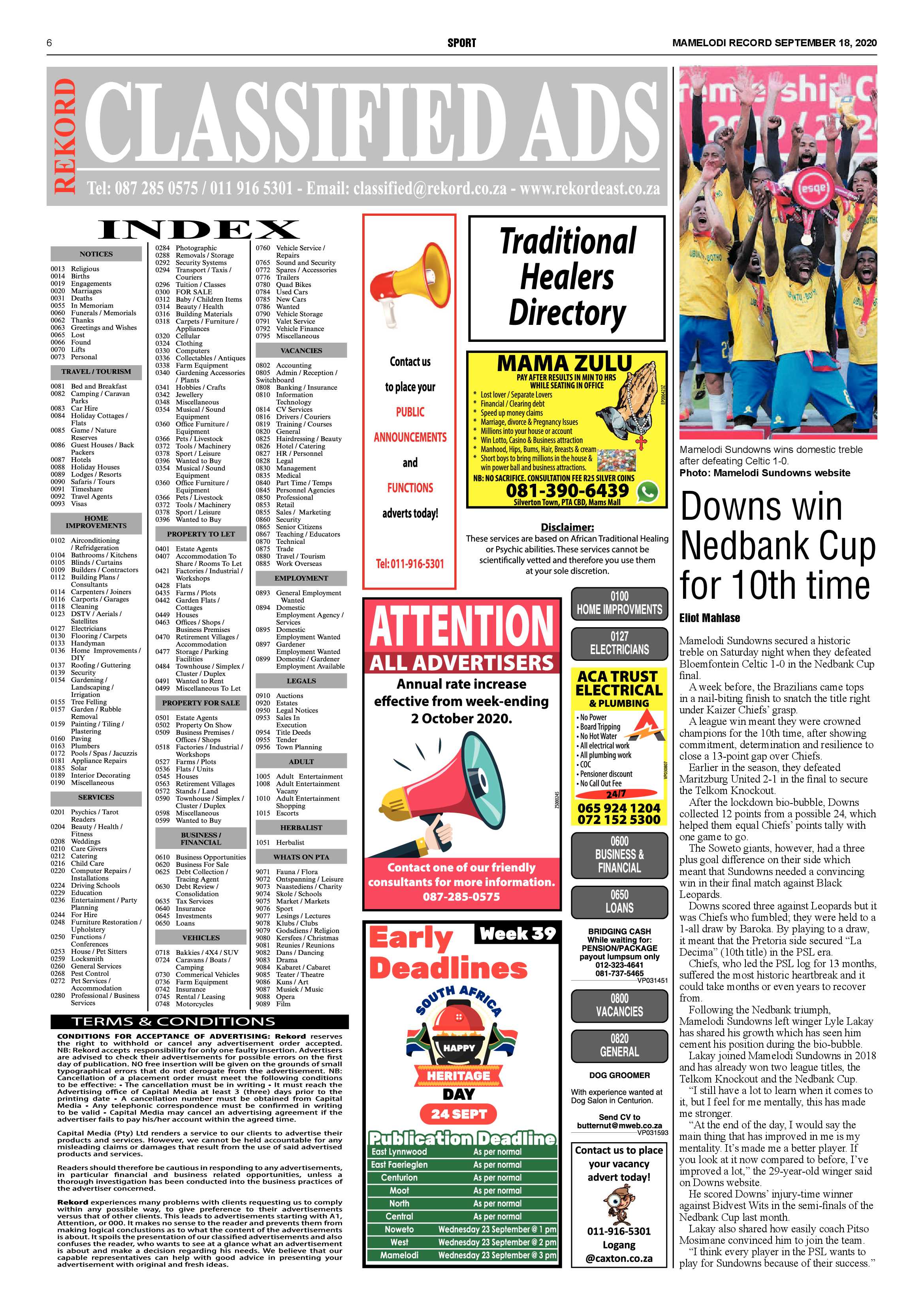 Rekord Mamelodi18 September 2020 page 6