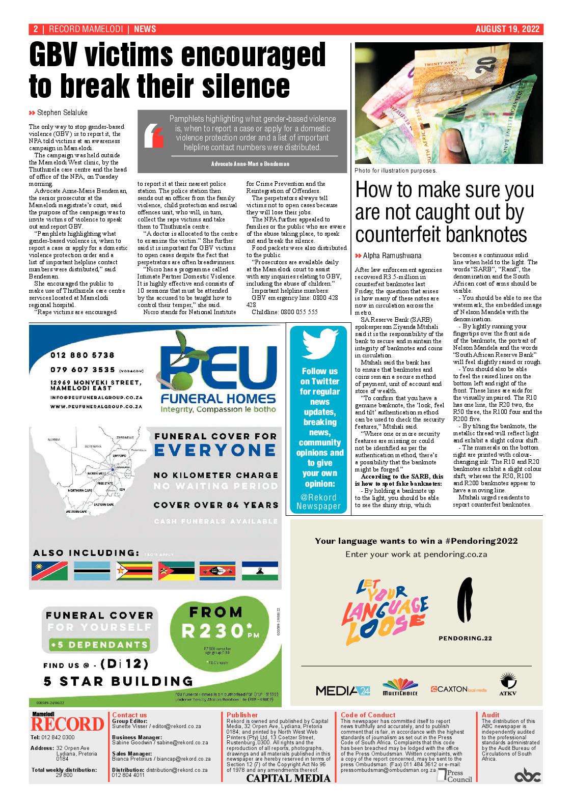 Rekord Mamelodi 19 August 2022 page 2