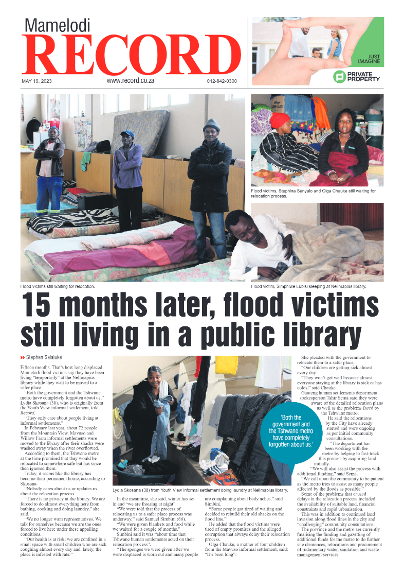 Rekord Mamelodi 19 May 2023 page 1