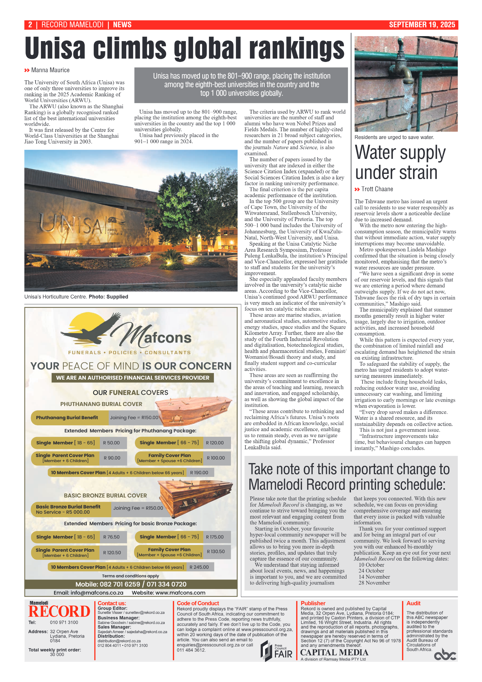 Rekord Mamelodi 19 September 2025 page 2