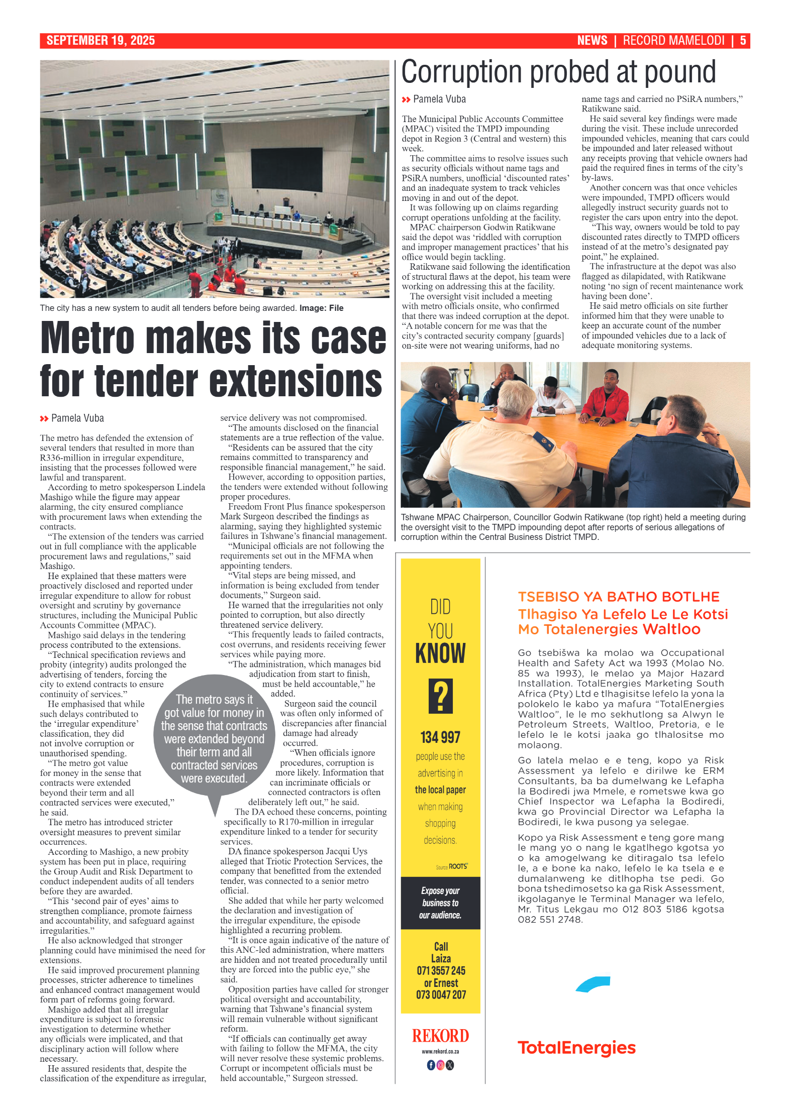 Rekord Mamelodi 19 September 2025 page 5