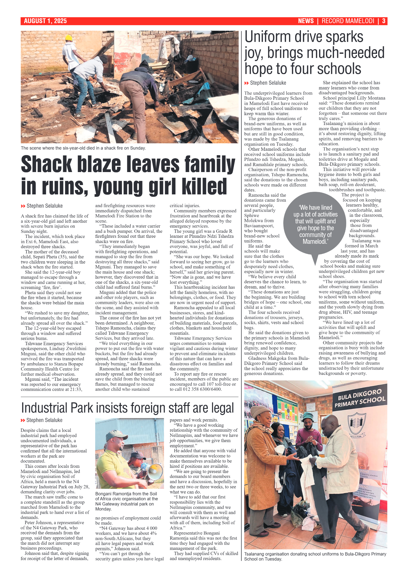 Rekord Mamelodi 1 August 2025 page 3