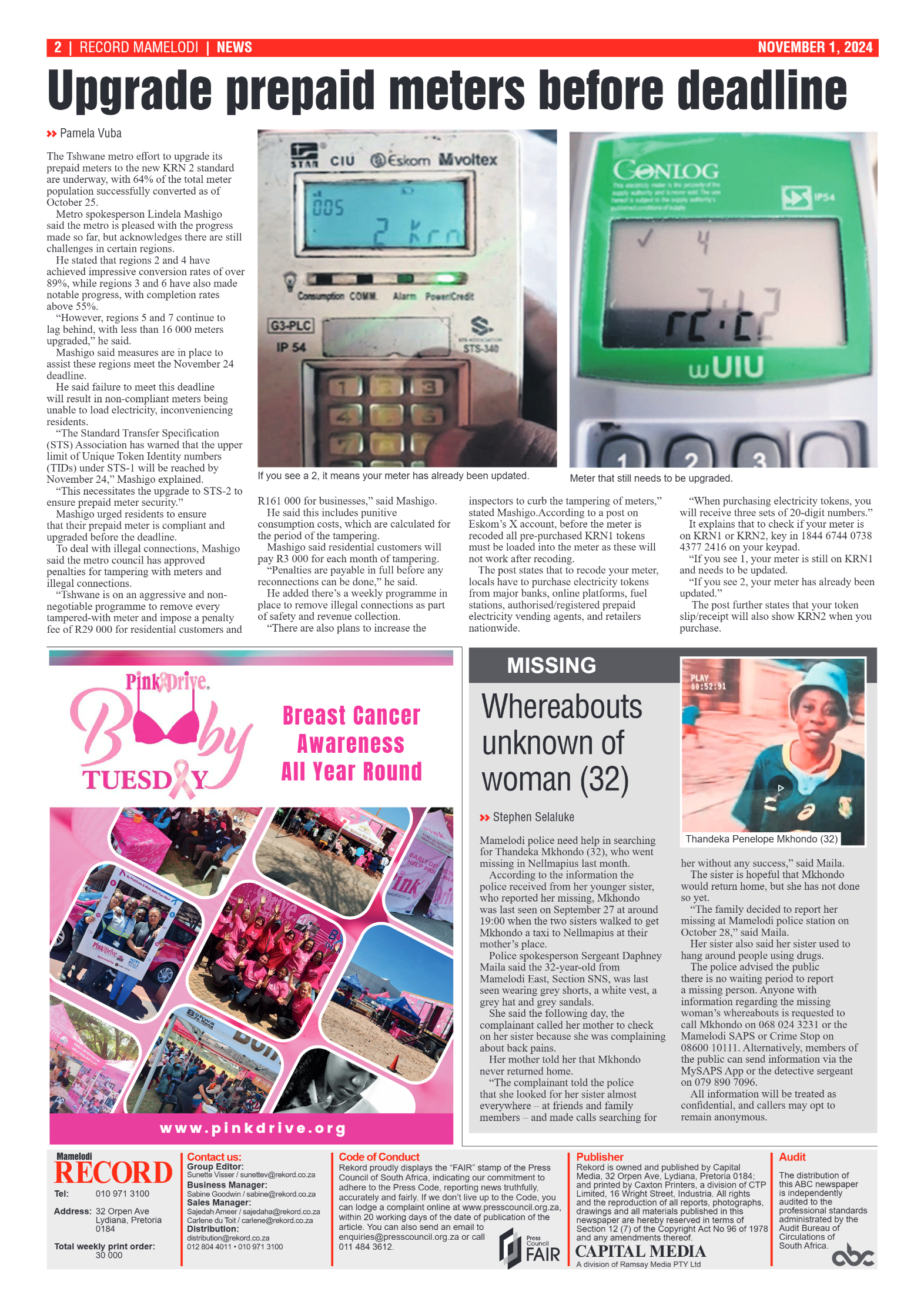 Rekord Mamelodi 1 November 2024 page 2