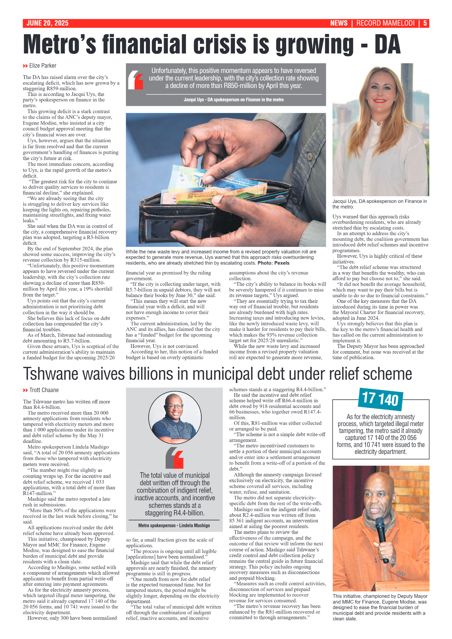 Rekord Mamelodi 20 June 2026 page 5