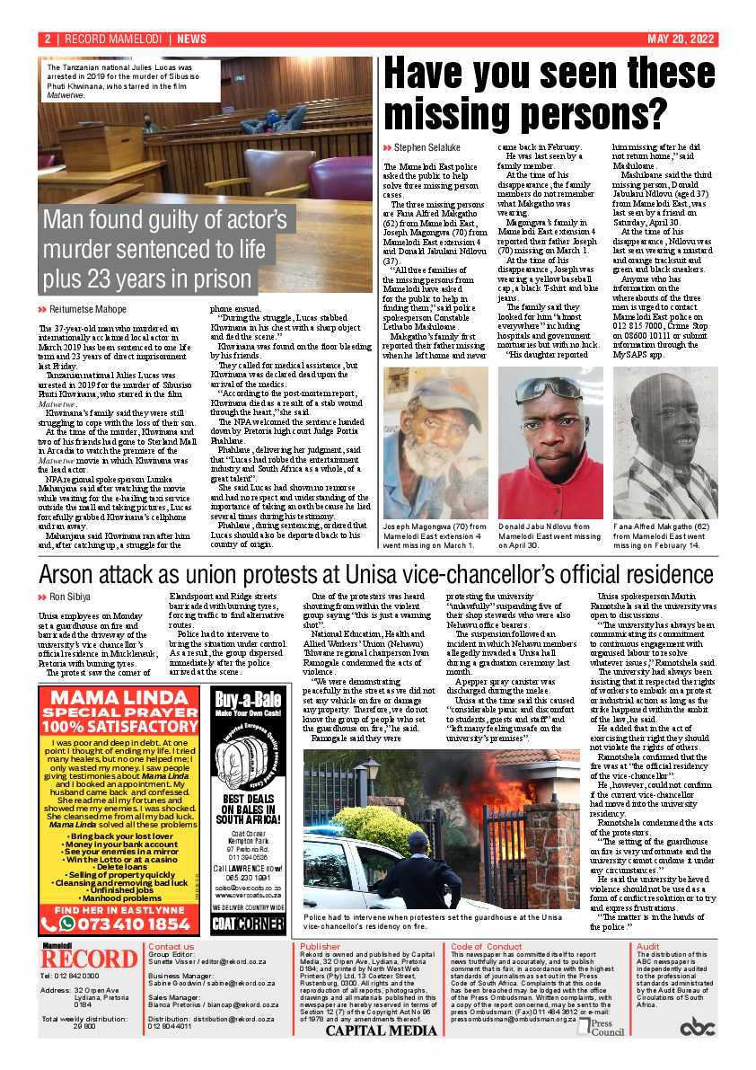 Rekord Mamelodi 20 May 2022 page 2