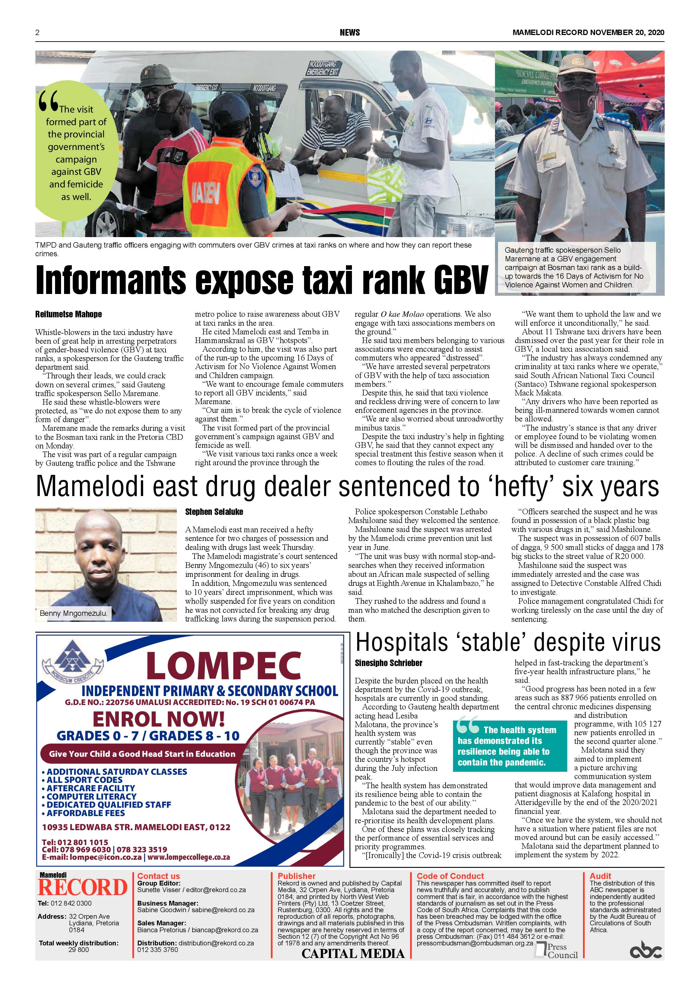 Rekord Mamelodi 20 November 2020 page 2