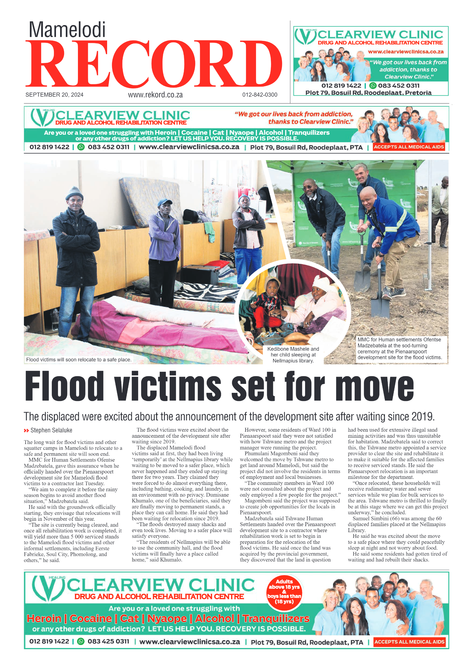 Rekord Mamelodi 20 September 2024 page 1