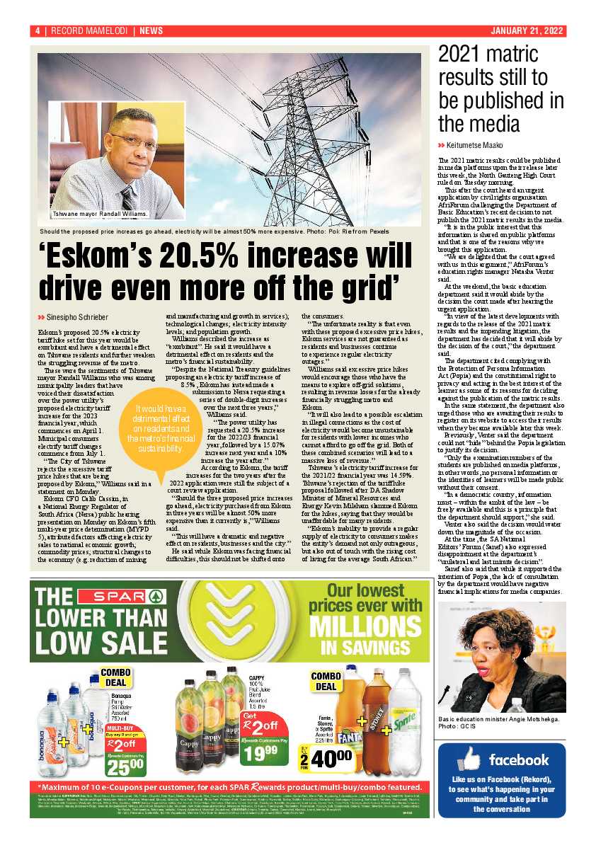 Rekord Mamelodi 21 January 2022 page 4
