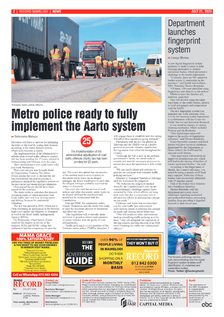 Rekord Mamelodi 21 July 2023 page 2