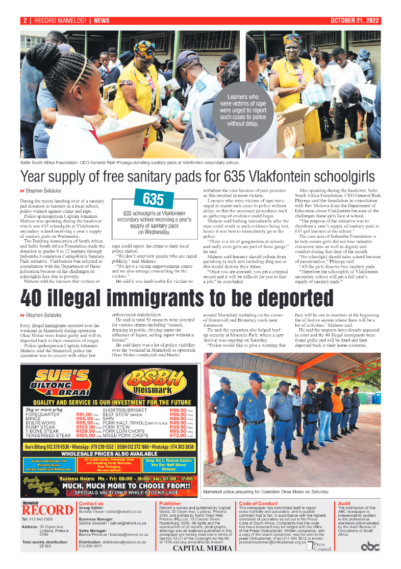 Rekord Mamelodi 21 October 2022 page 2