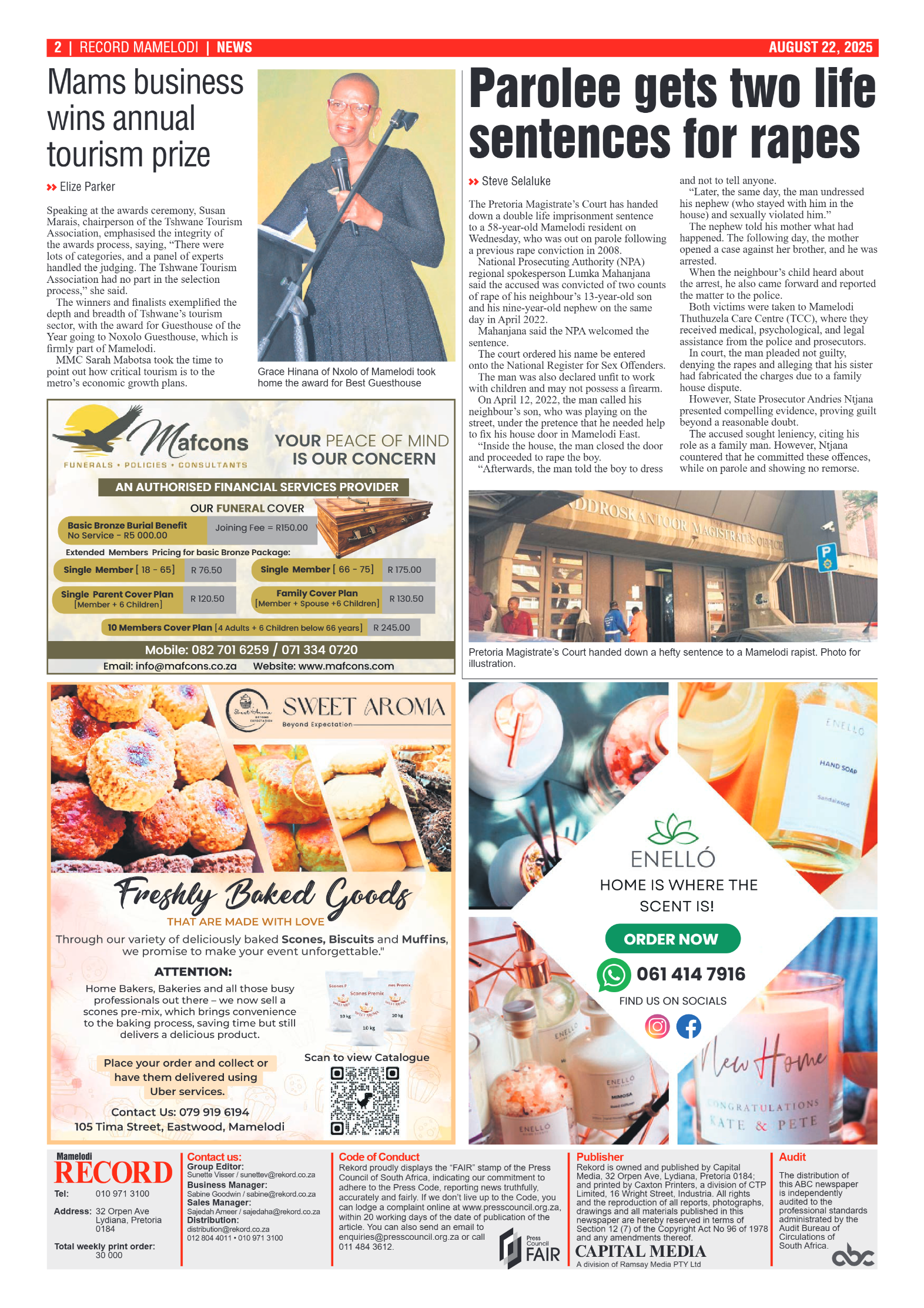 Rekord Mamelodi 22 August 2025 page 2