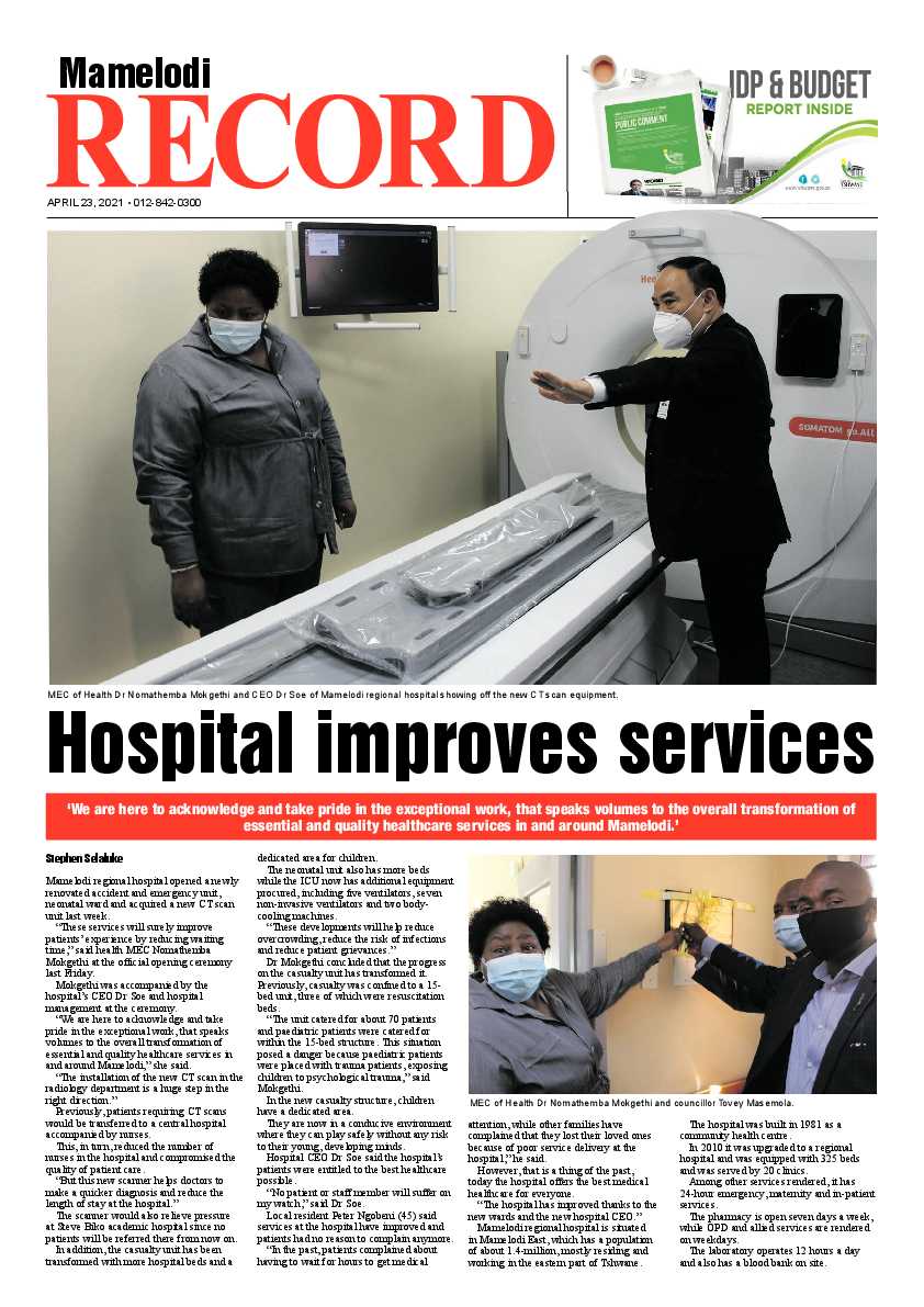 Rekord Mamelodi 23 April 2021 page 1