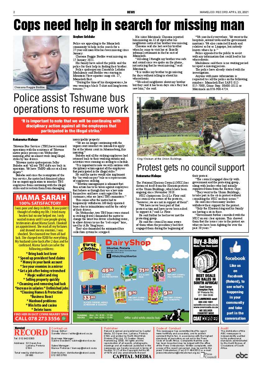Rekord Mamelodi 23 April 2021 page 2
