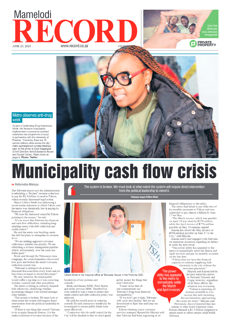 Rekord Mamelodi 23 June 2023 page 1