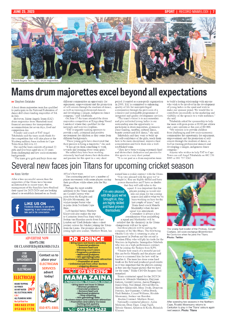 Rekord Mamelodi 23 June 2023 page 7