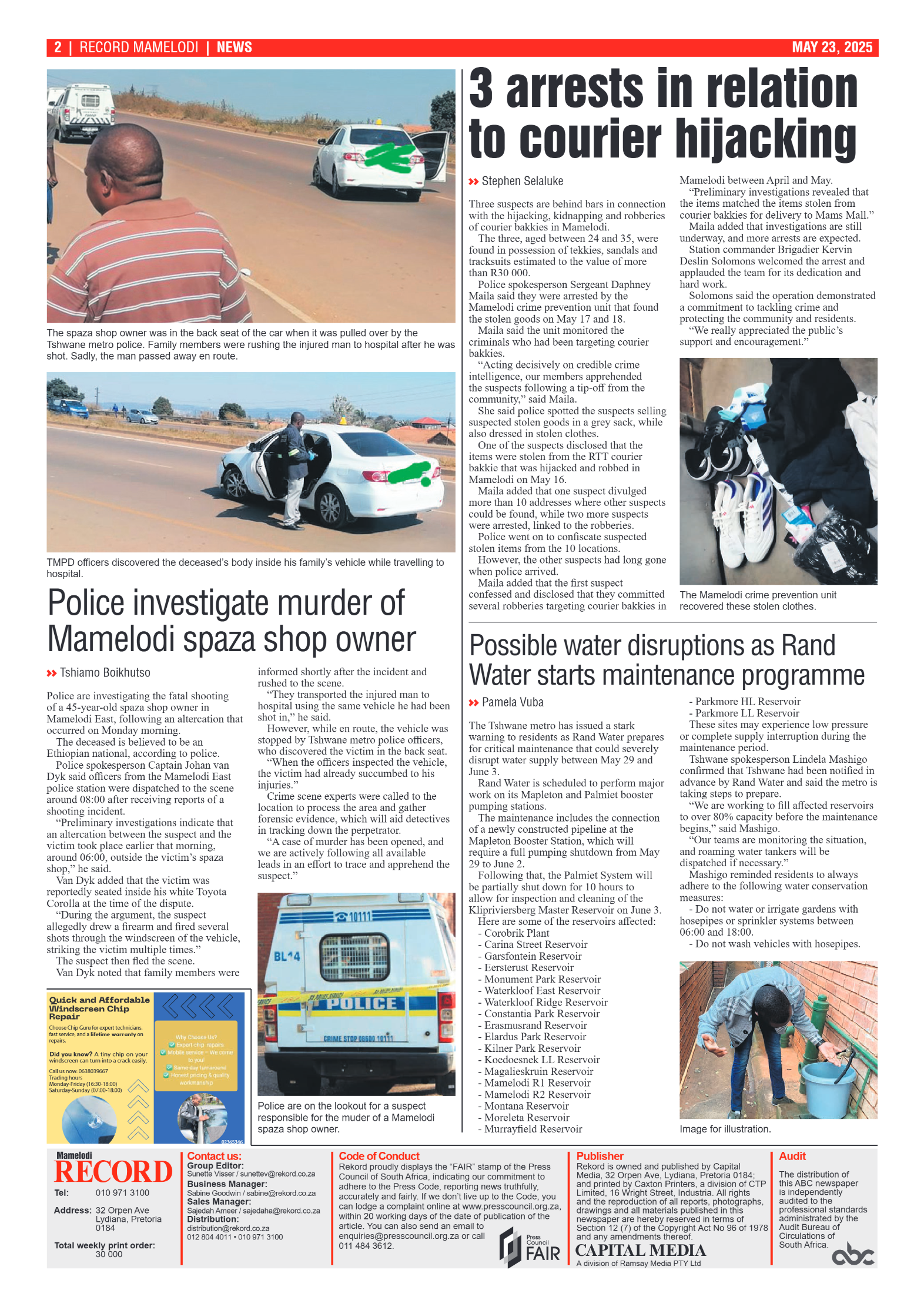 Rekord Mamelodi 23 May 2025 page 2