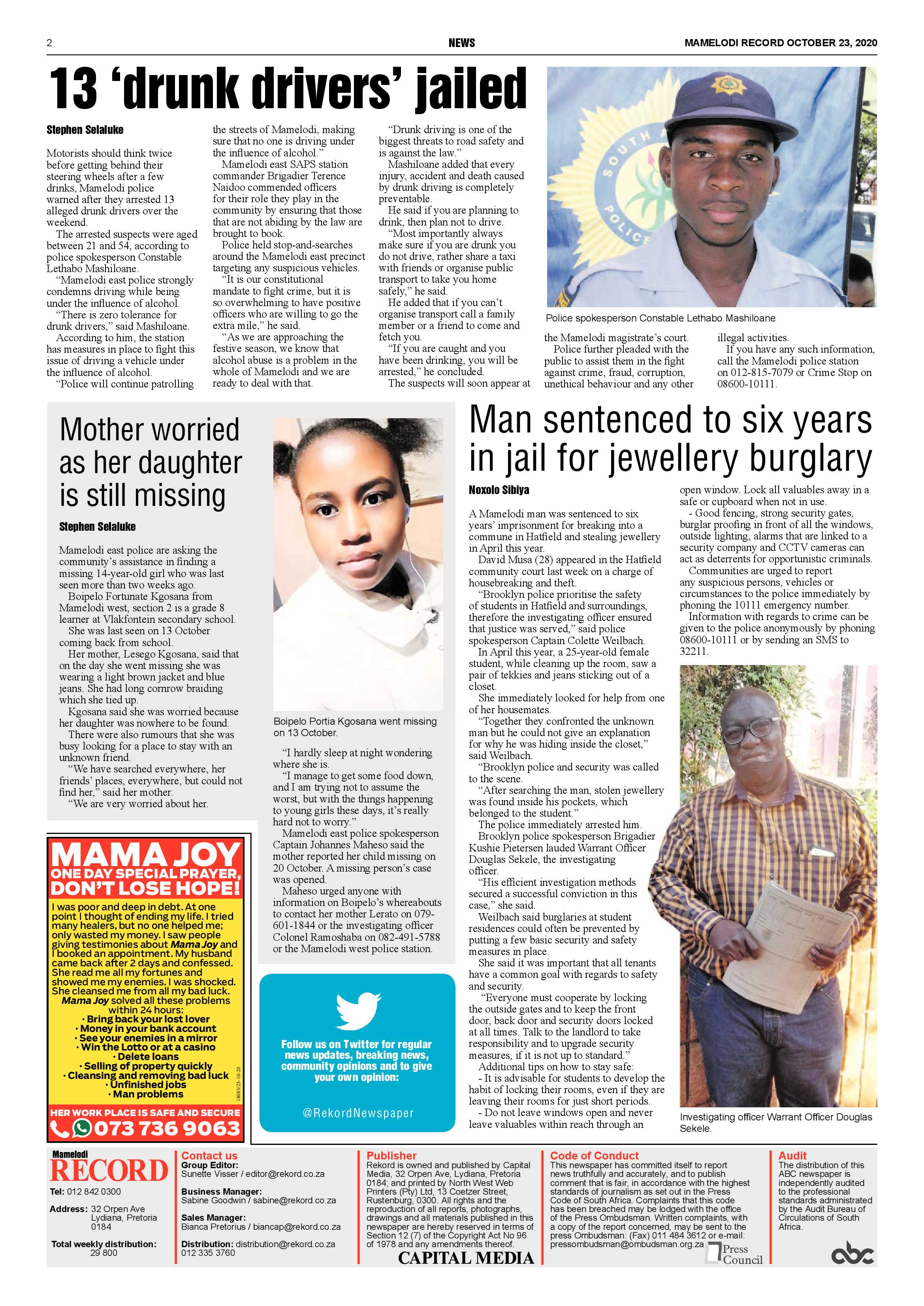 Rekord Mamelodi 23 October 2020 page 2