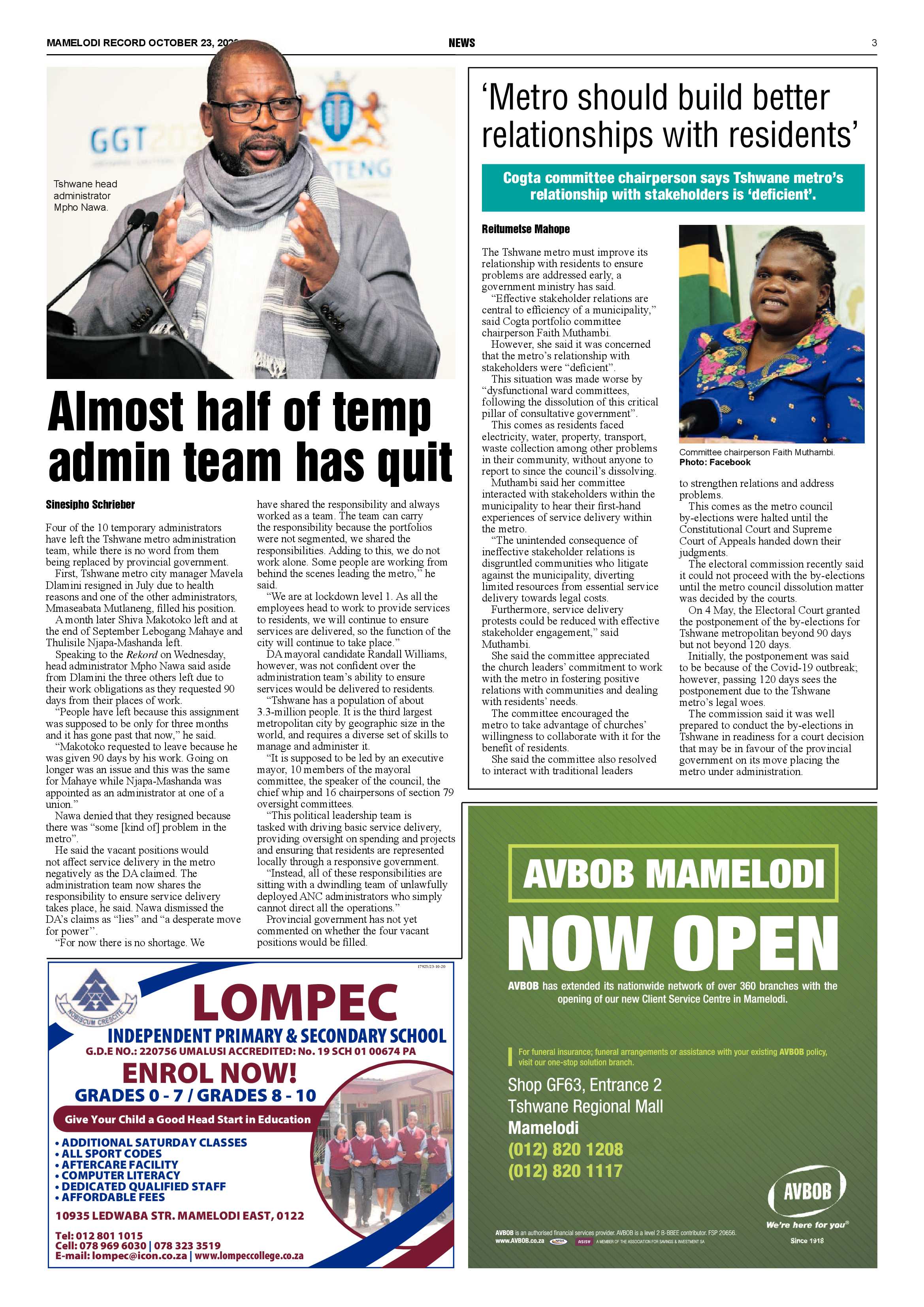 Rekord Mamelodi 23 October 2020 page 3