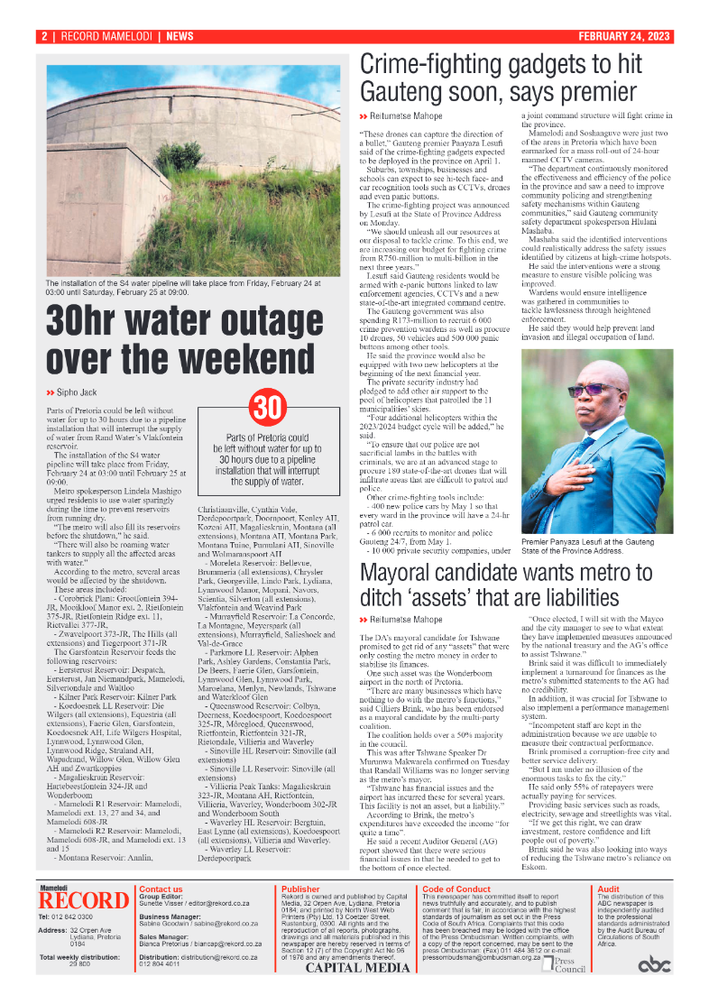 Rekord  Mamelodi 24 February 2023 page 2