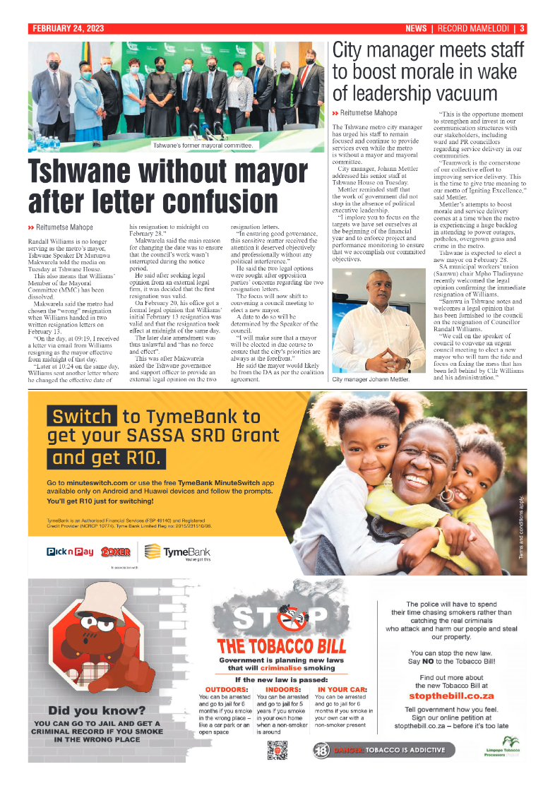 Rekord  Mamelodi 24 February 2023 page 3