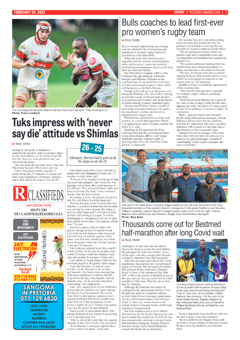 Rekord  Mamelodi 24 February 2023 page 7