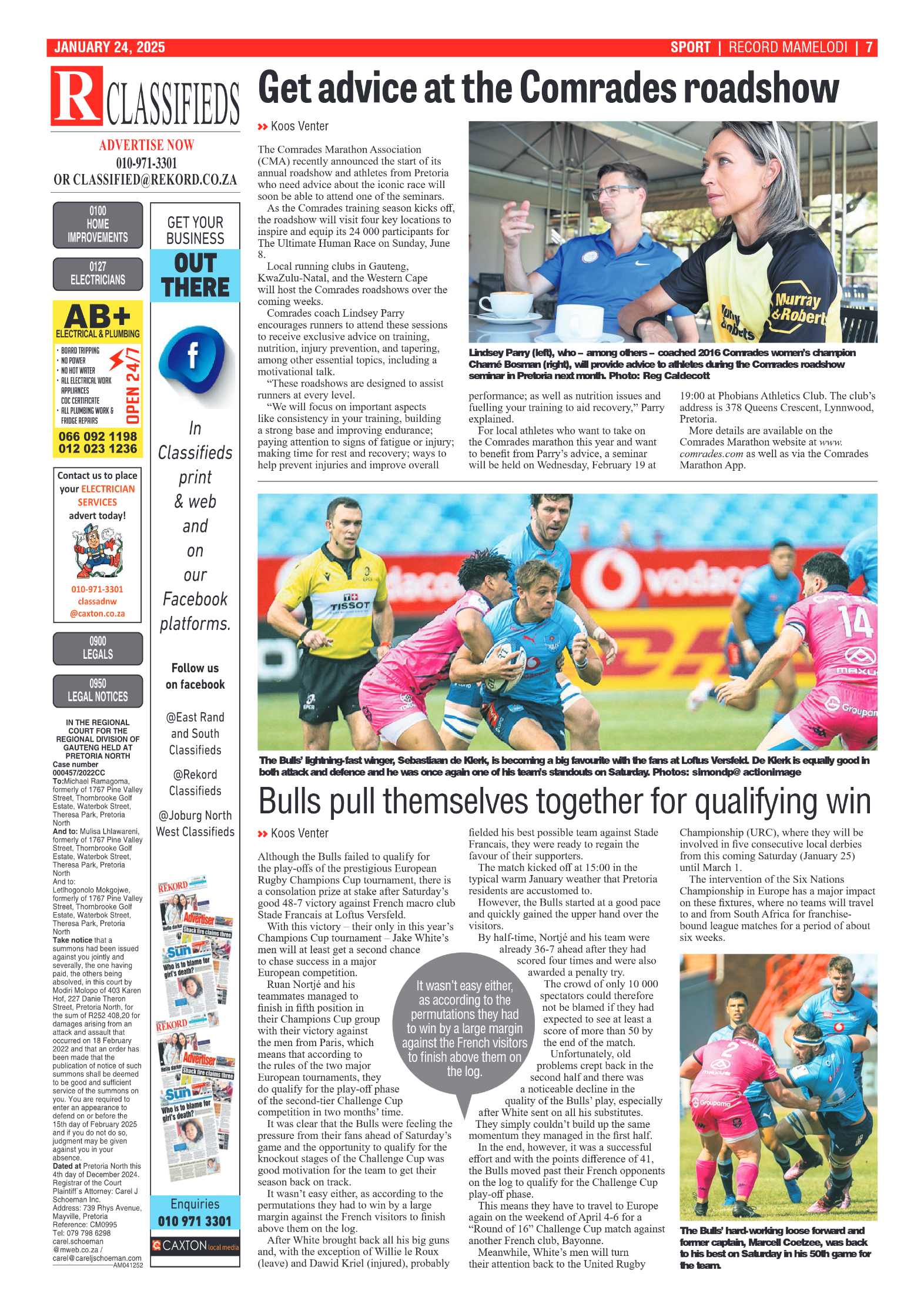 Rekord Mamelodi 24 January 2025 page 7
