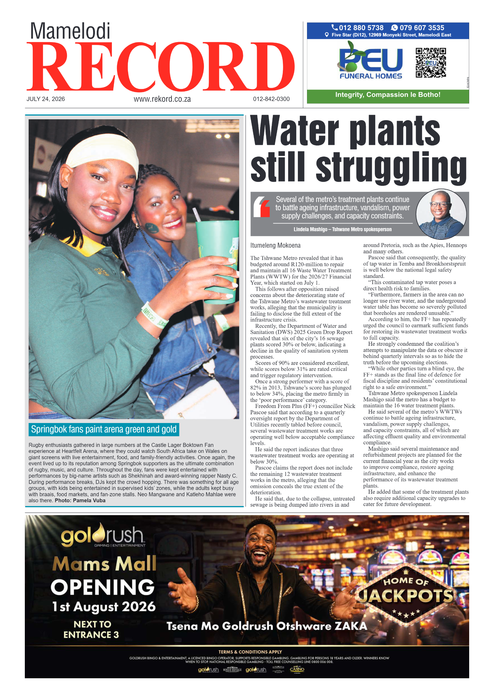 Rekord Mamelodi 24 July 2026 page 3