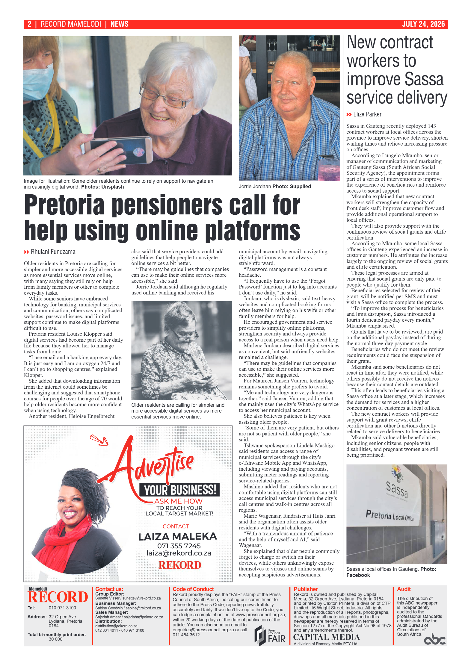 Rekord Mamelodi 24 July 2026 page 4