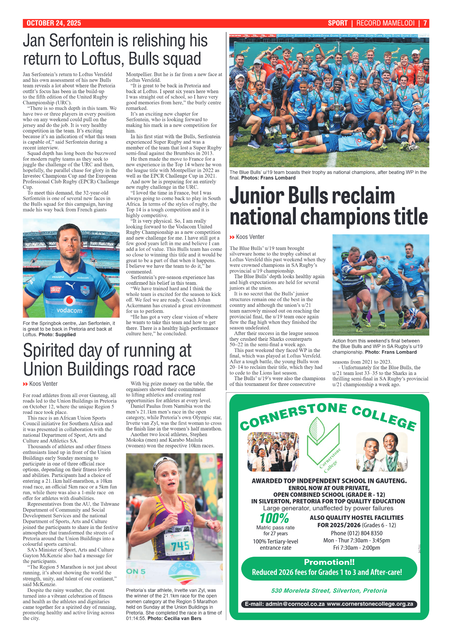 Rekord Mamelodi 24 October 2025 page 7