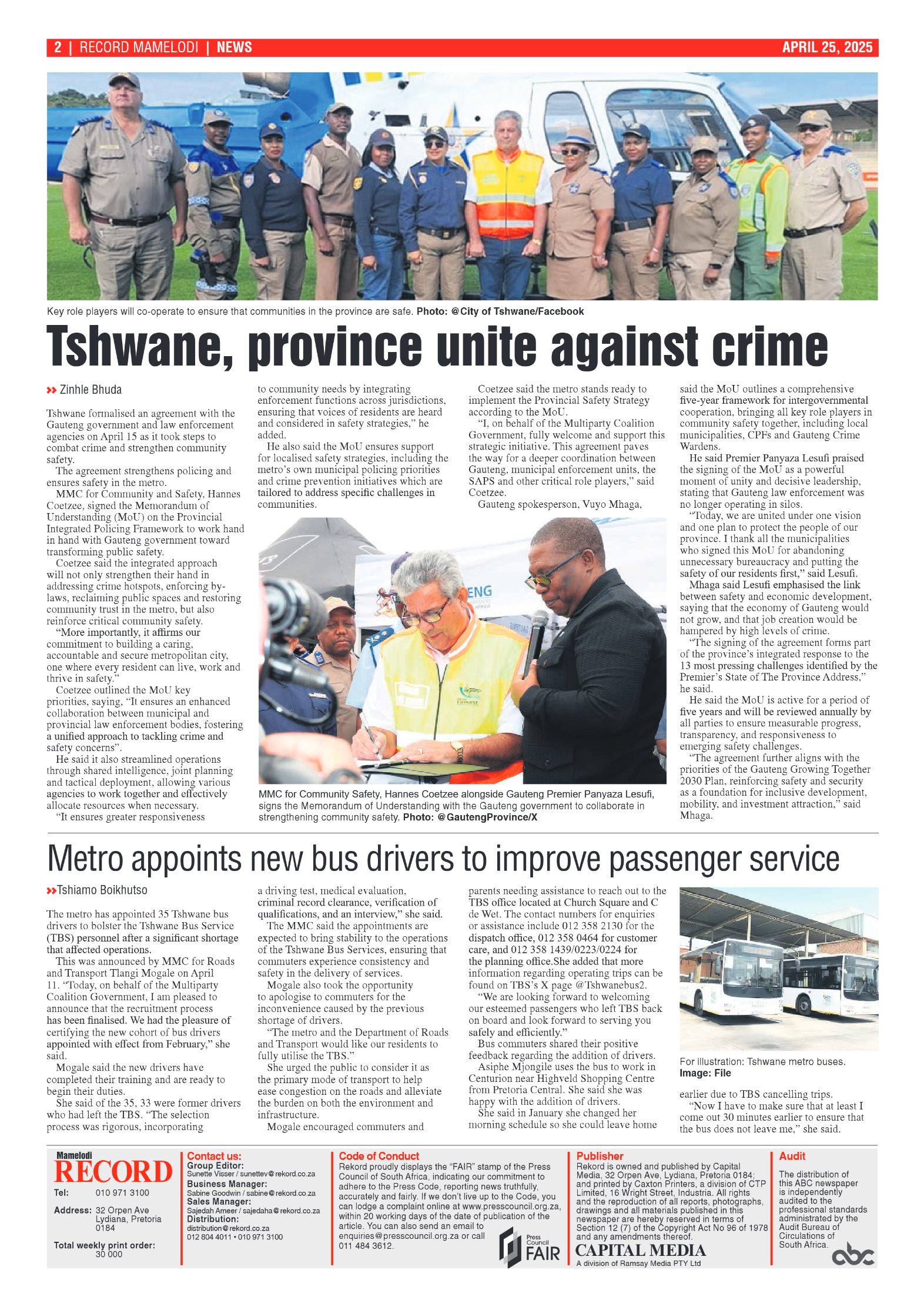 Rekord Mamelodi 25 April 2025 page 2