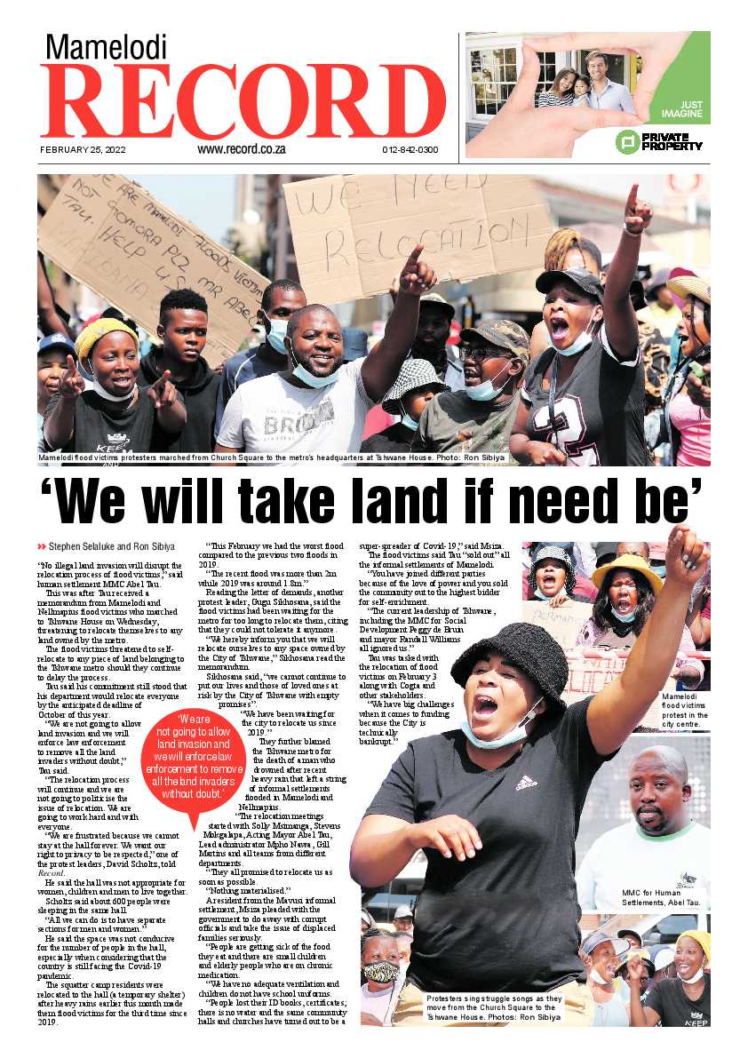 Rekord Mamelodi 25 February 2022 page 1