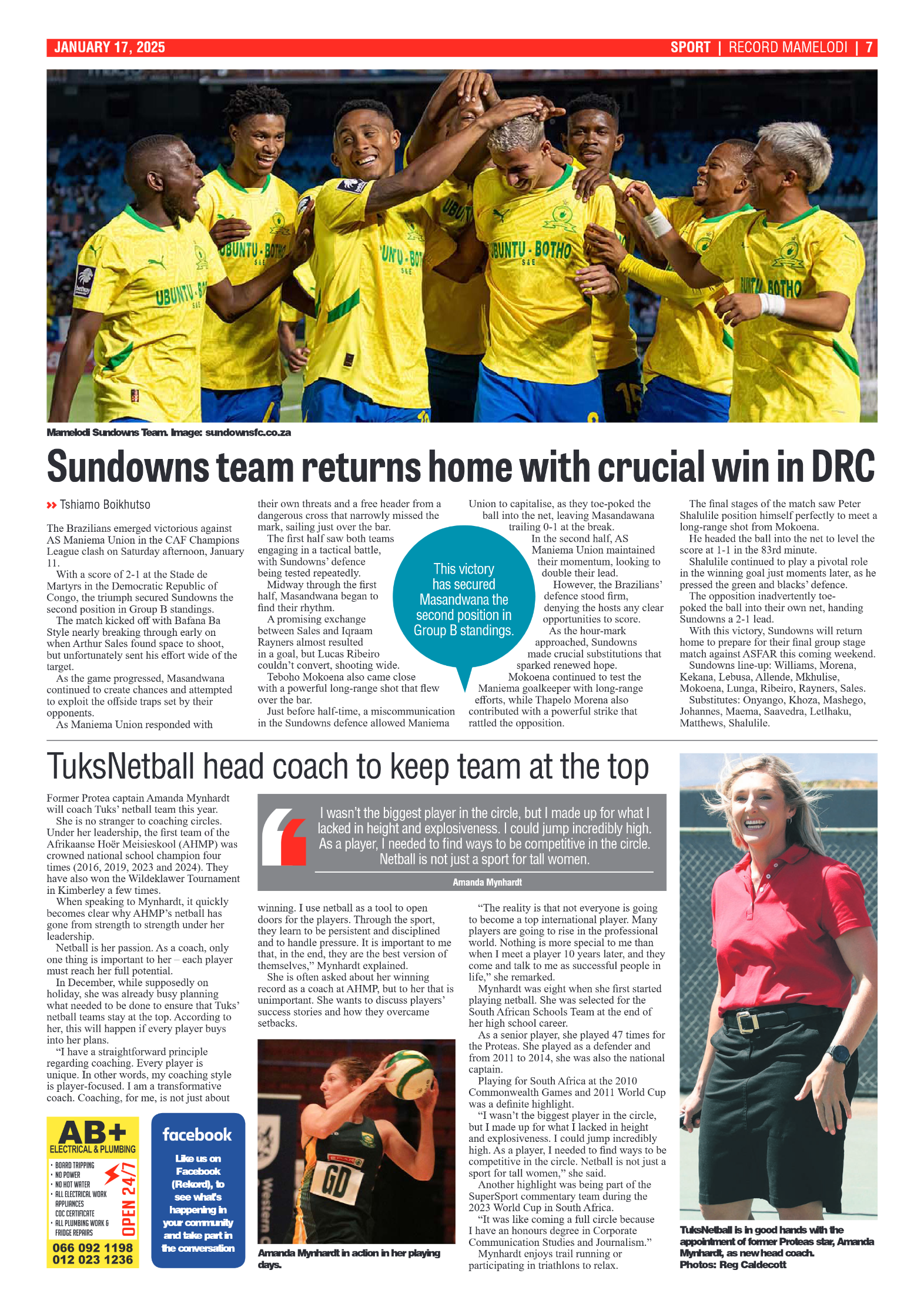 Rekord Mamelodi 17 January 2025 page 7
