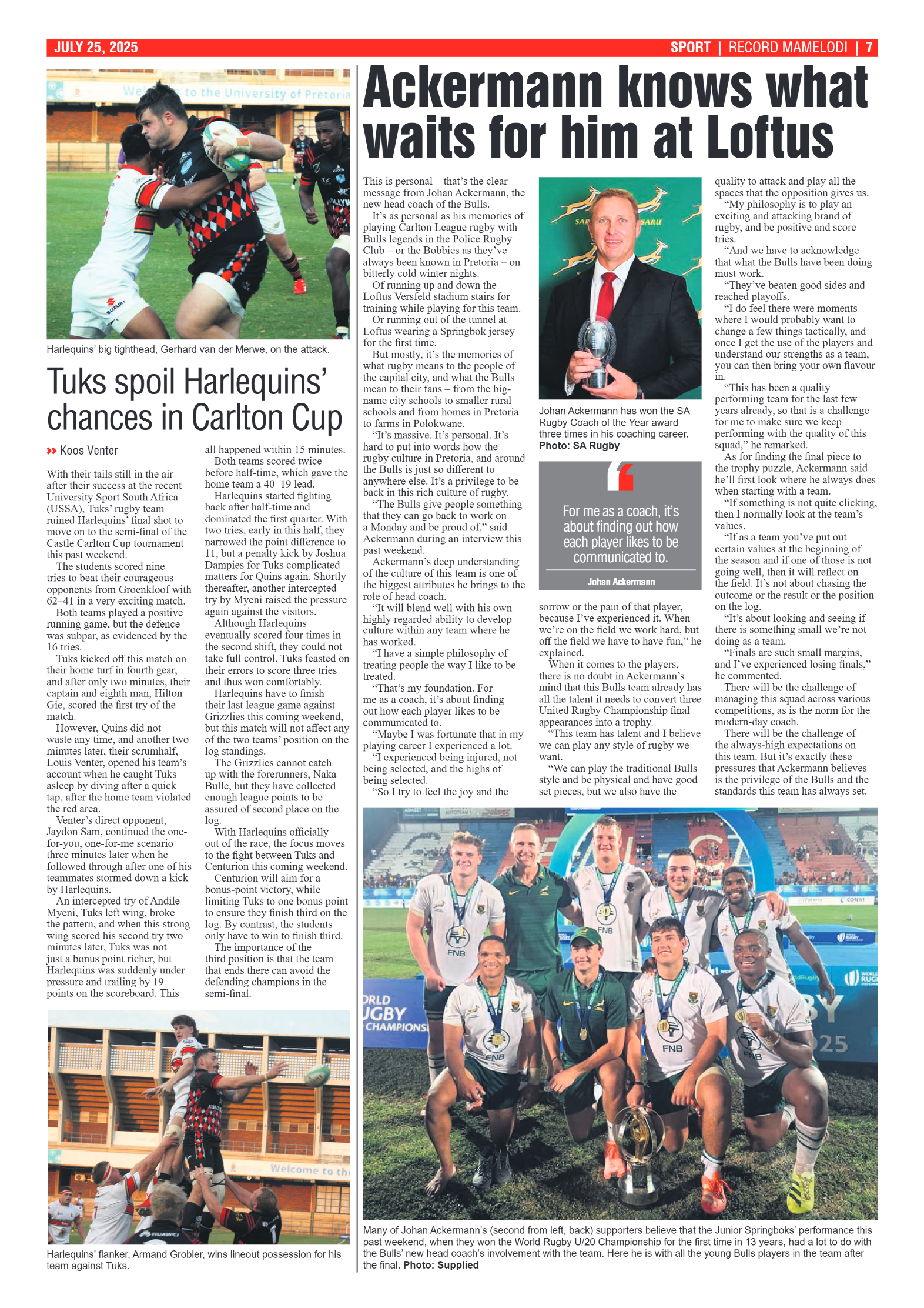 Rekord Mamelodi 25 July 2025 page 7