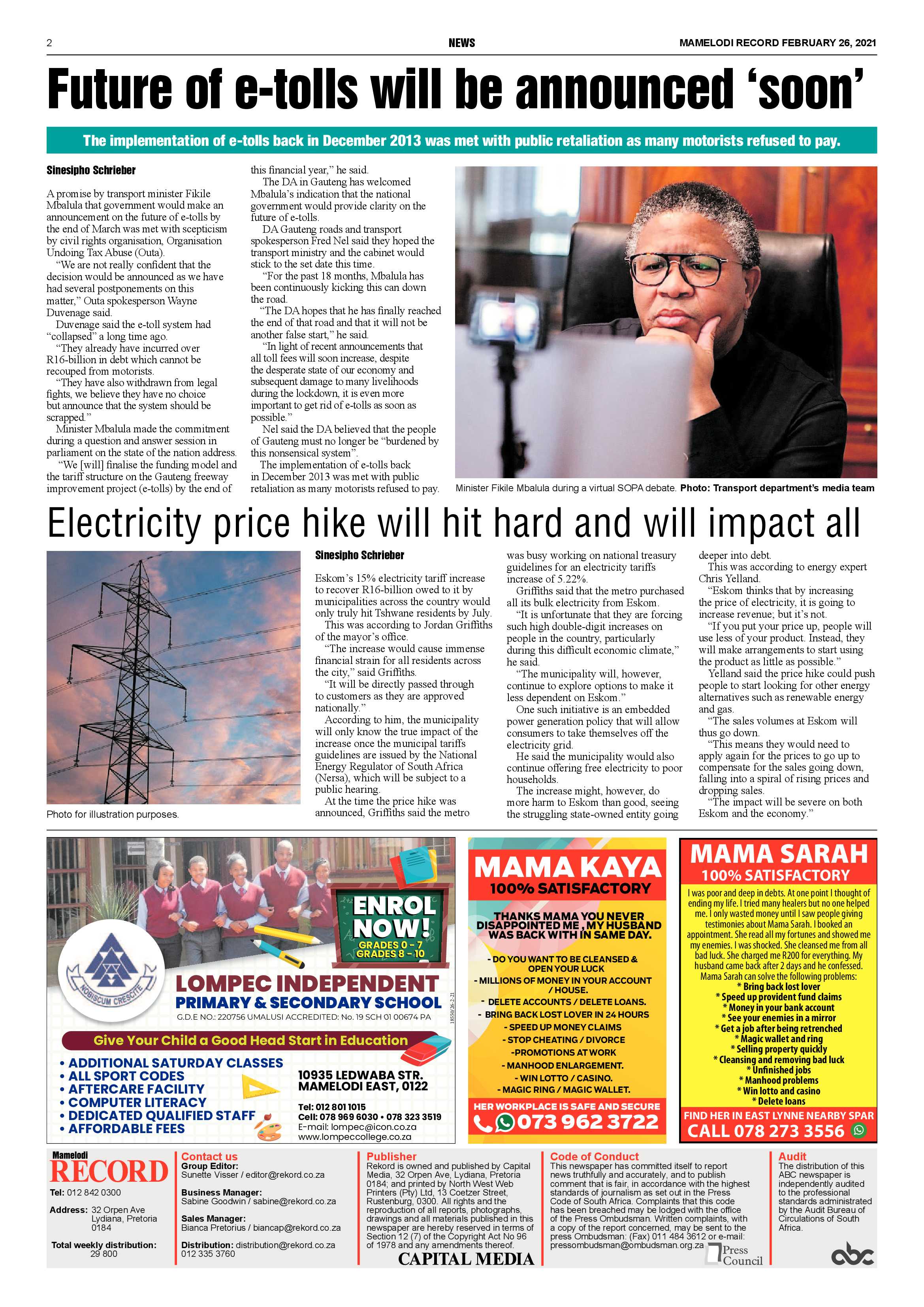 Rekord Mamelodi 26 February 2021 page 2