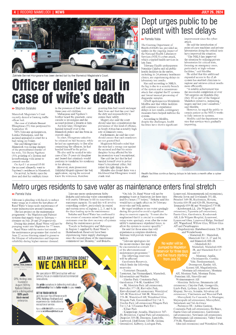 Rekord Mamelodi 26 July 2024 page 4
