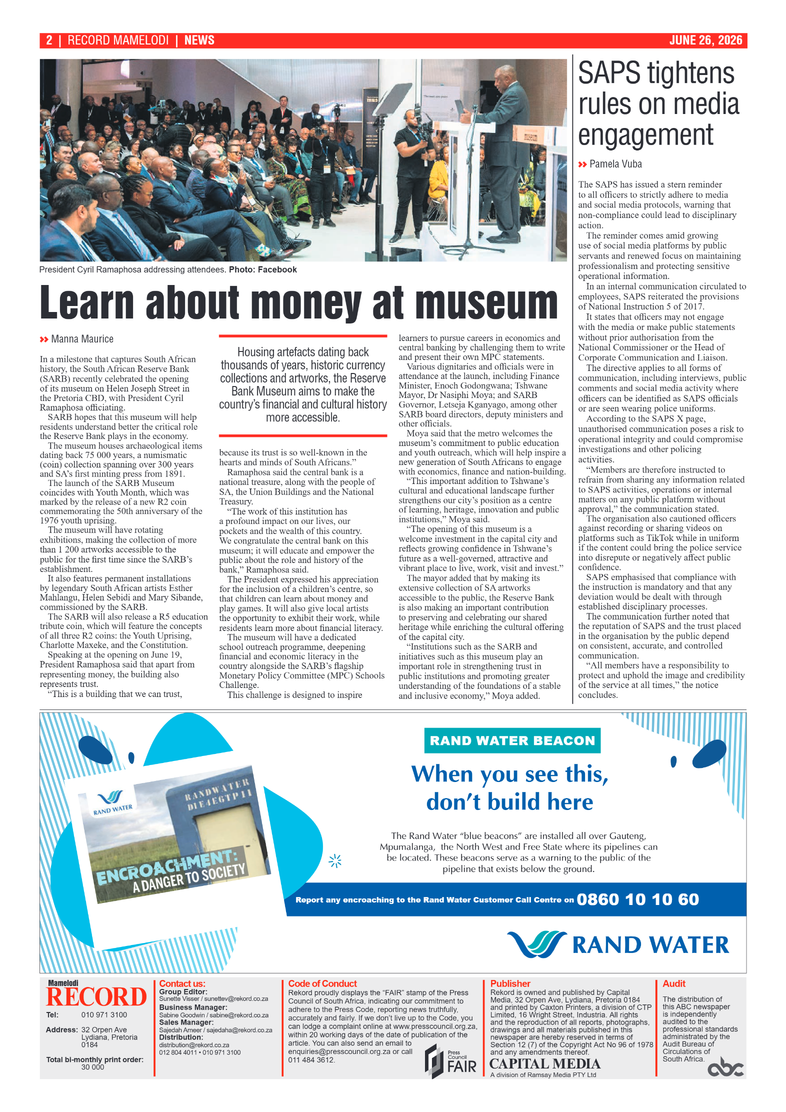 Rekord Mamelodi 26 June 2026 page 4