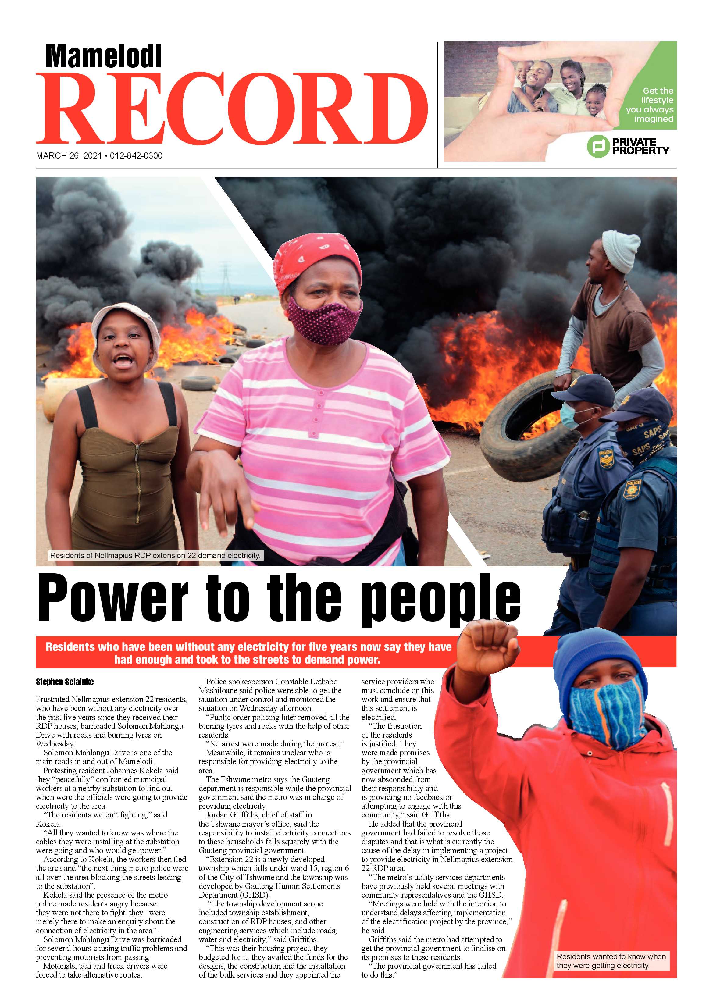 Rekord Mamelodi 26 March 2021 page 1