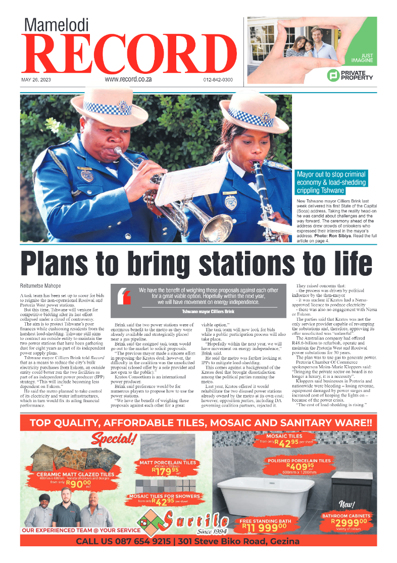 Rekord Mamelodi 26 May 2023 page 1