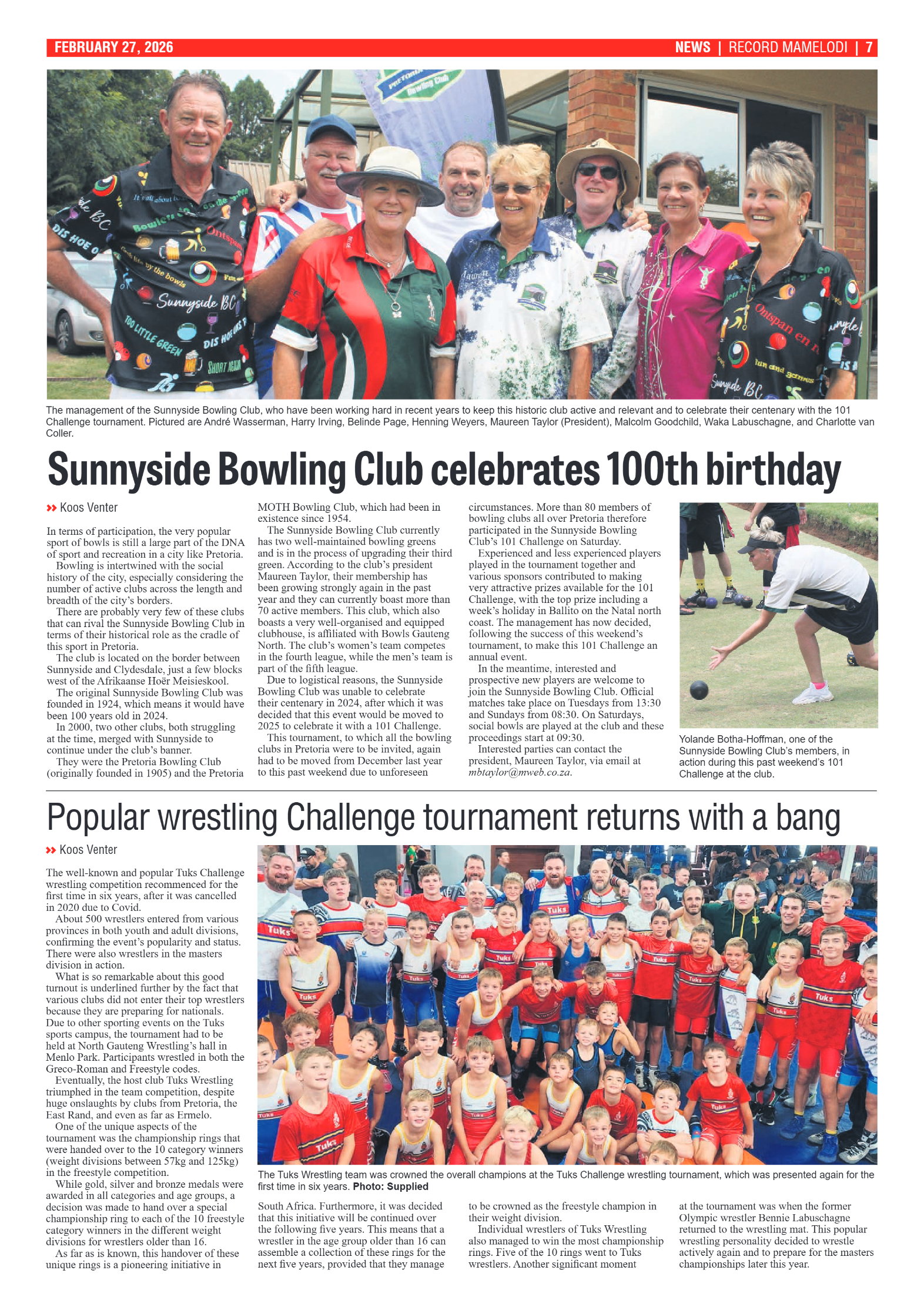 Rekord Mamelodi 27 February 2026 page 7