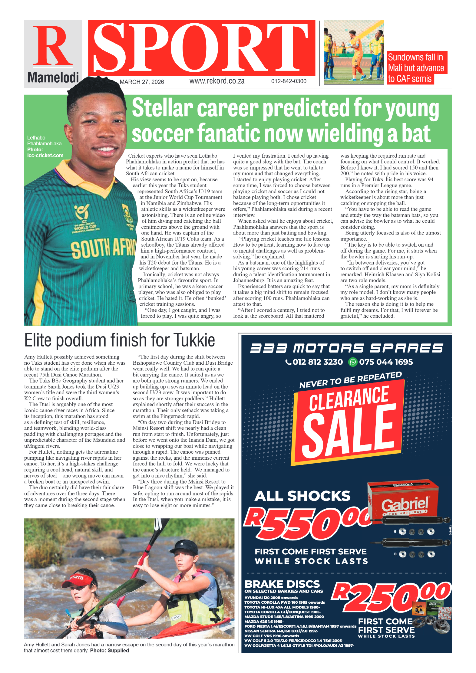Rekord Mamelodi 27 March 2026 page 8