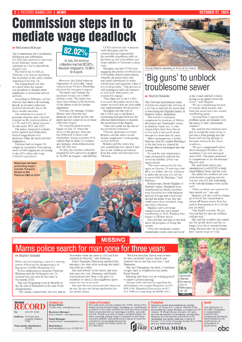 Rekord Mamelodi 27 October 2023 page 2