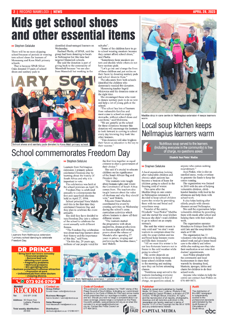 Rekord Mamelodi 28 April 2023 page 2