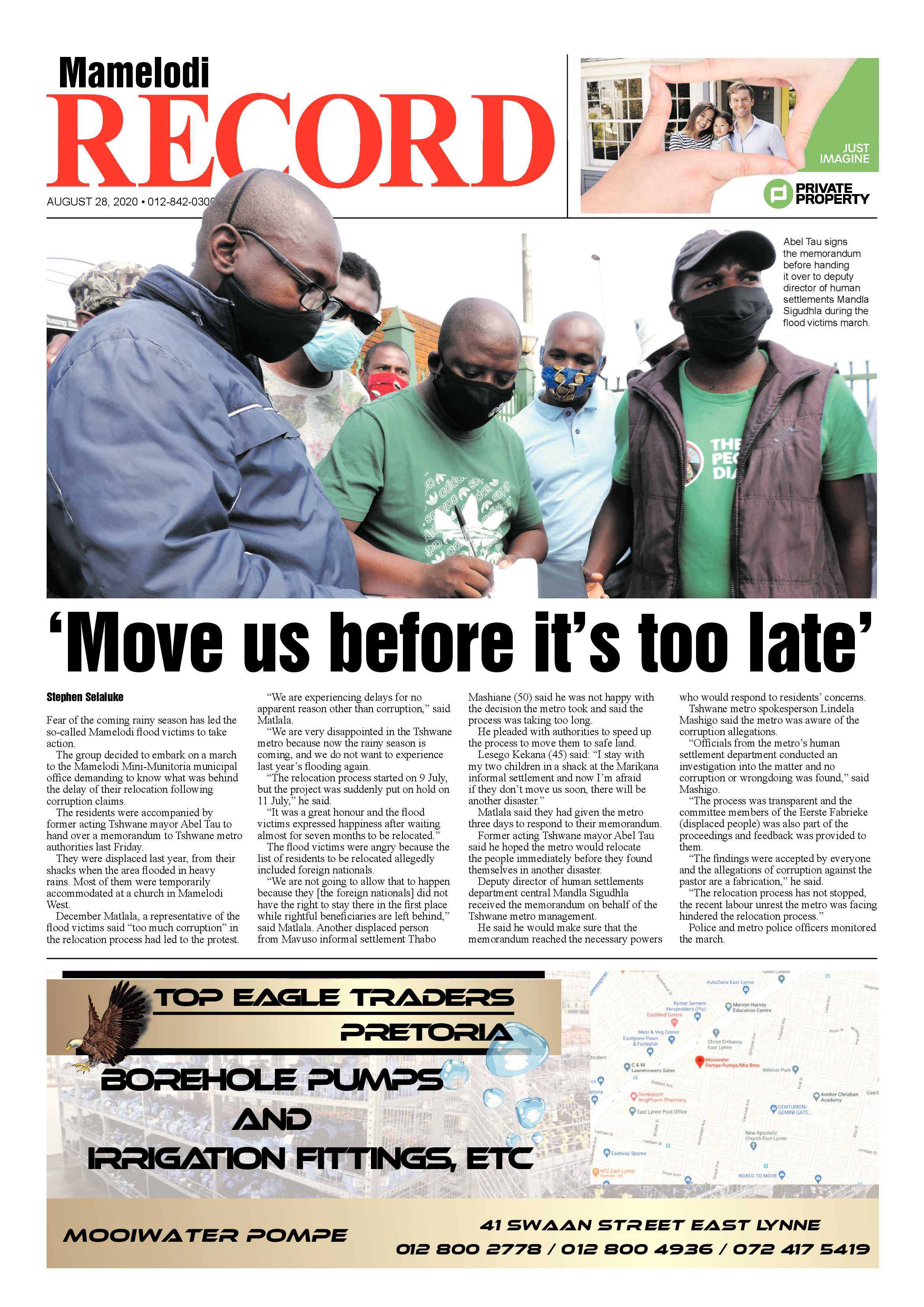 Rekord Mamelodi 28 August 2020 page 1