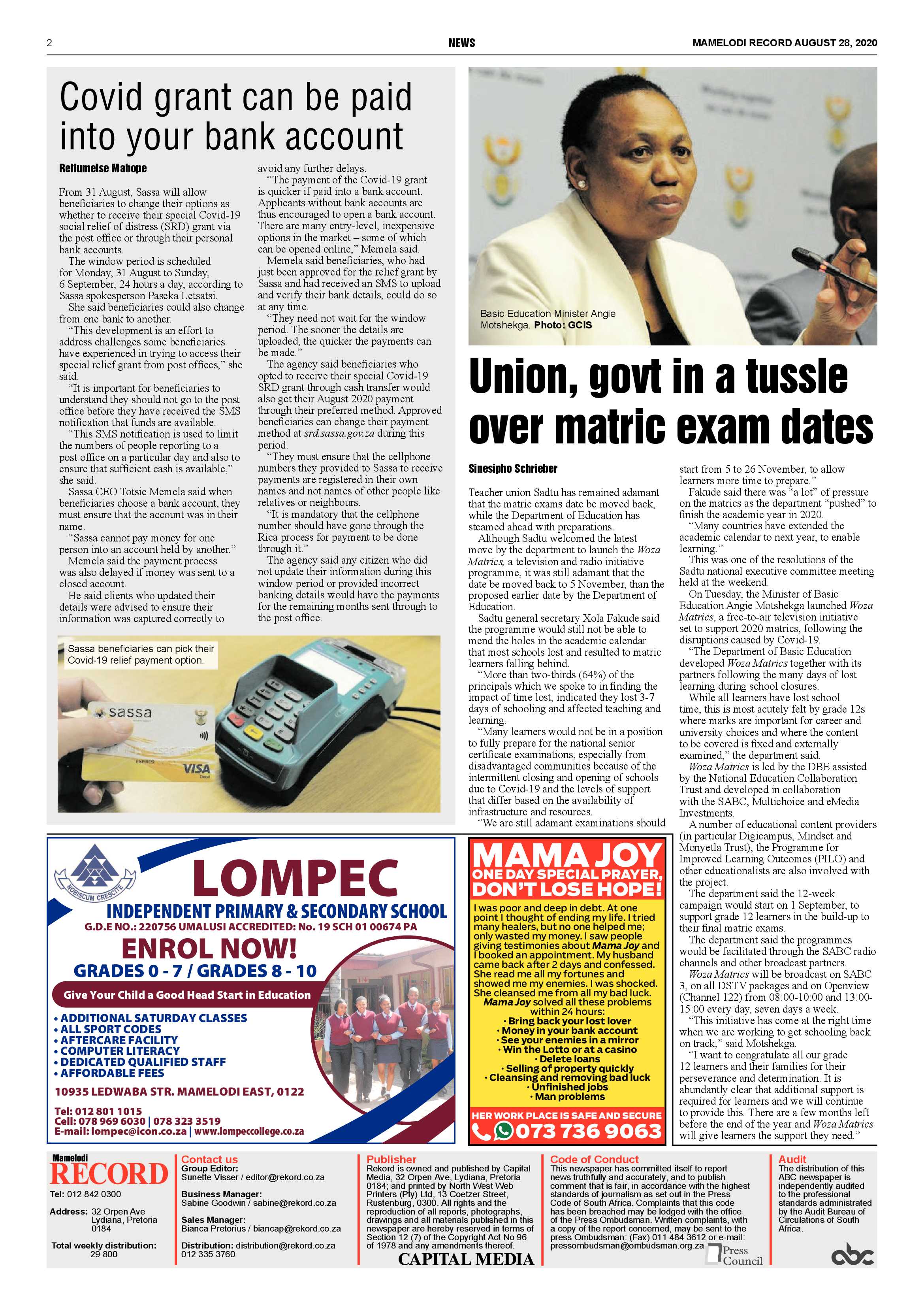 Rekord Mamelodi 28 August 2020 page 2