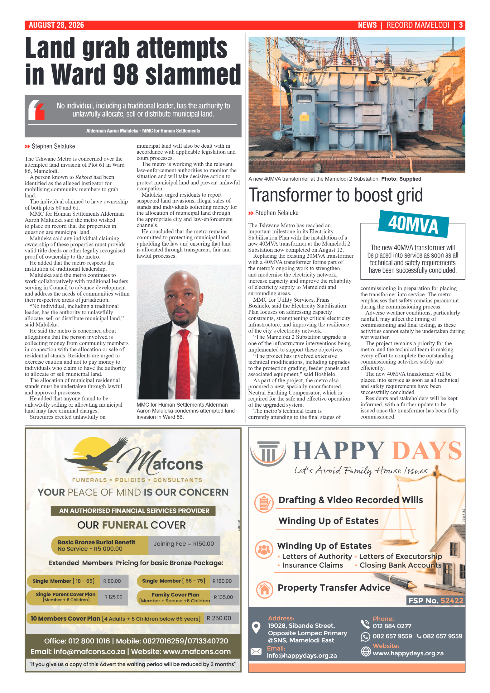 Rekord Mamelodi 28 August 2026 page 5