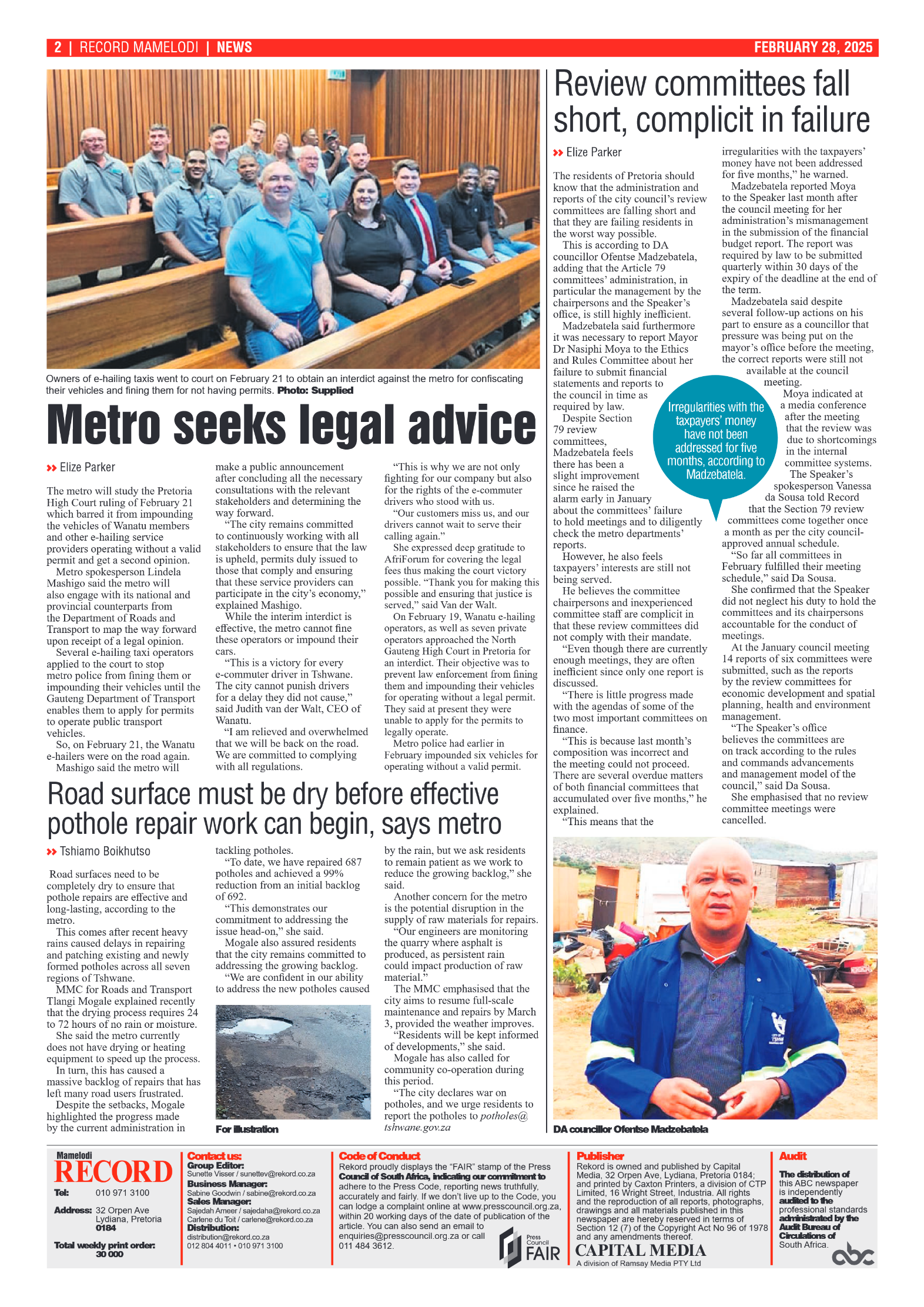 Rekord Mamelodi 28 February 2025 page 2