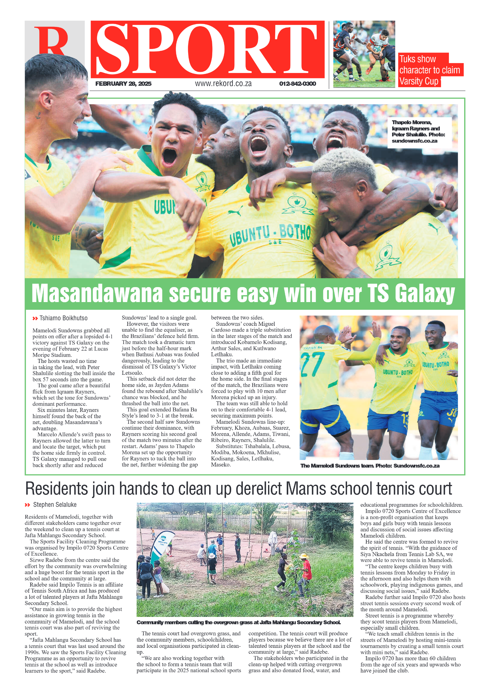 Rekord Mamelodi 28 February 2025 page 8