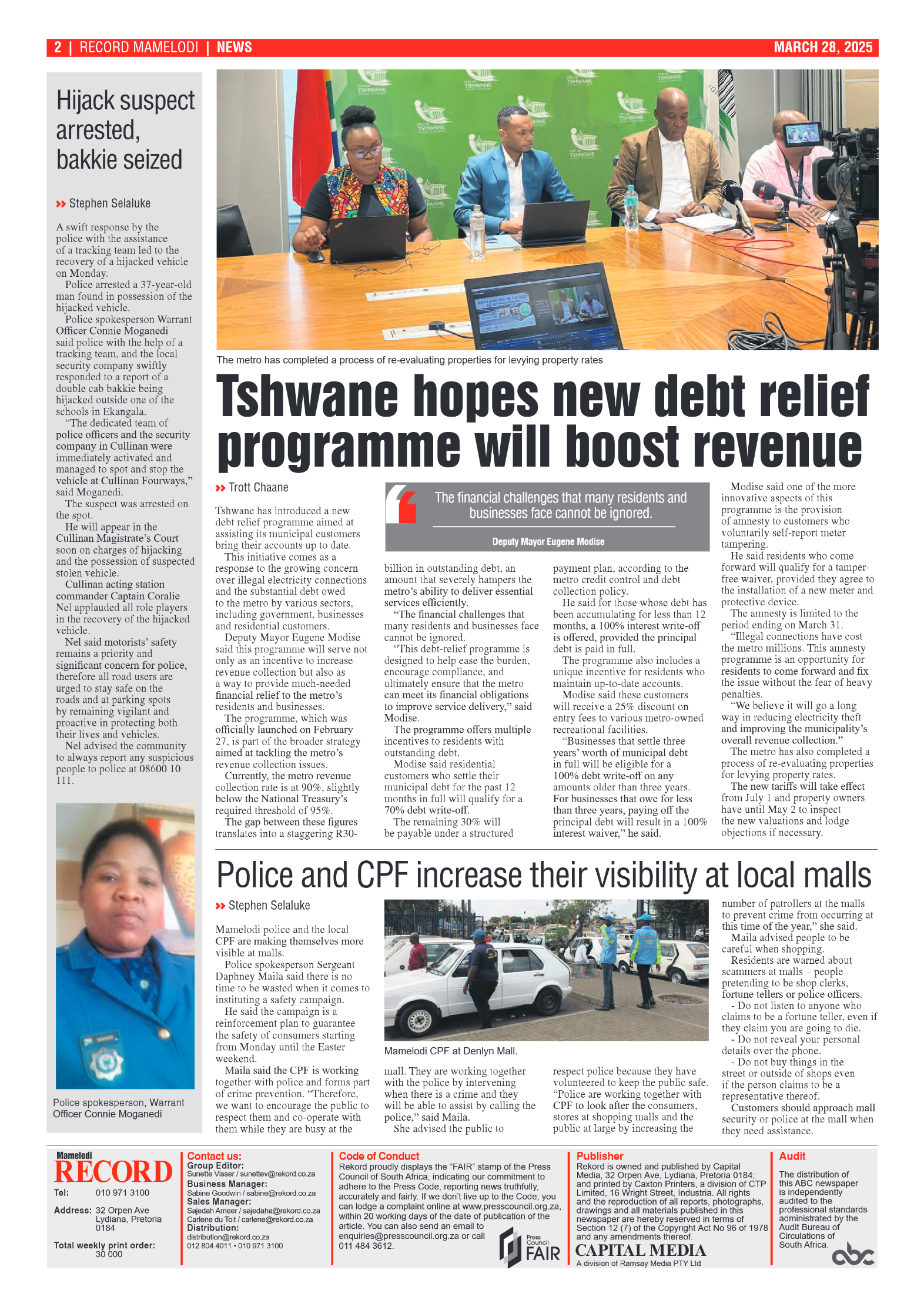Rekord Mamelodi 28 March 2025 page 2