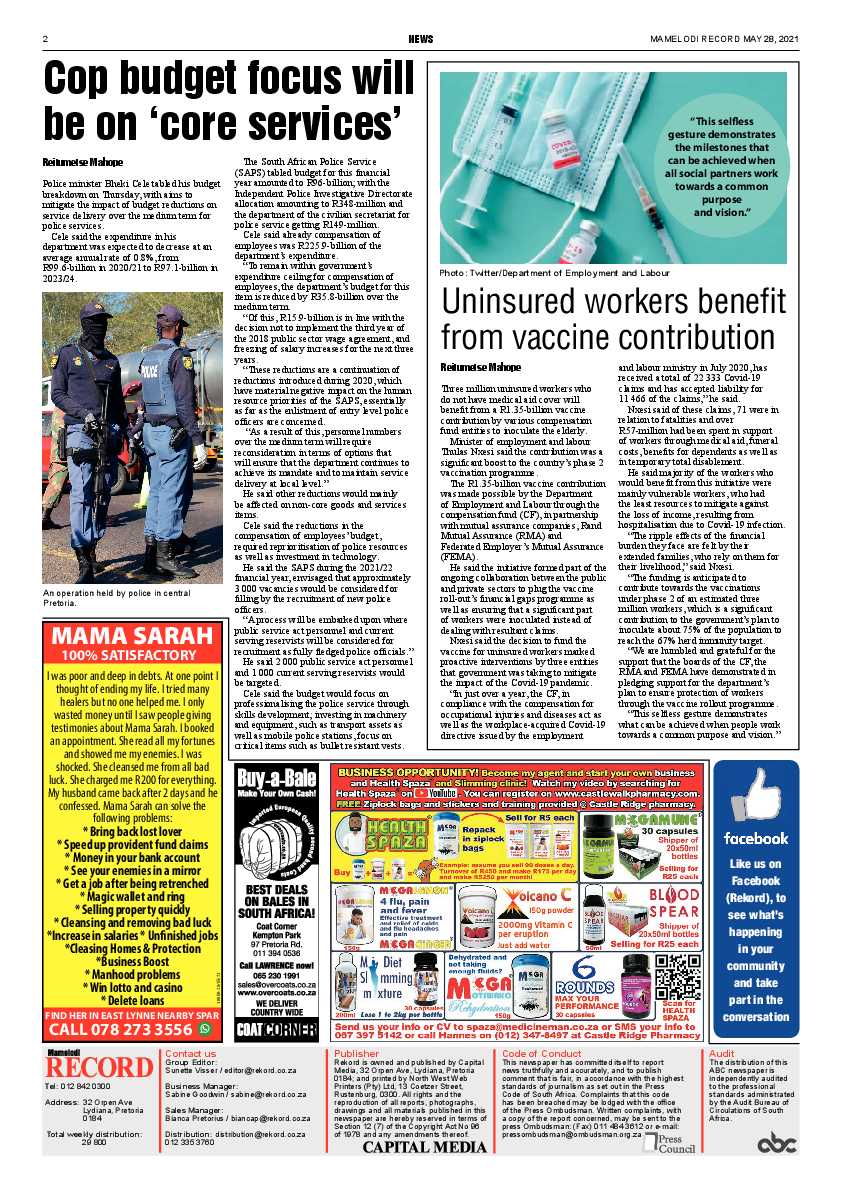 Rekord Mamelodi 28 May 2021 page 2